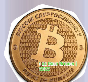 1 oz bitcoin gold coin