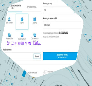 Bitcoin schnell kaufen paypal